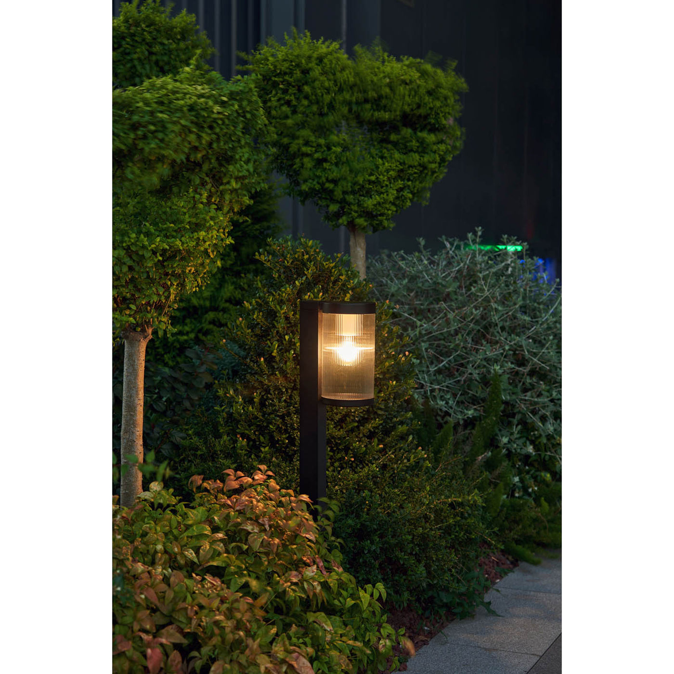 GoodHome Outdoor Post light 1 lamp Phuket Black Mains-powered (H)800mm - Image 6