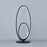 Inlight Davida Spiral Polished Matt Black Oval Table lamp - Image 4