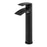 Bathroom Basin Tap Mixer Tall Matt Black Single Lever Waterfall Spout Modern - Image 1