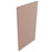 Bathroom End Panel Straight MFC Matt Dusty Pink Contemporary (H)900 x (W)300 mm - Image 1