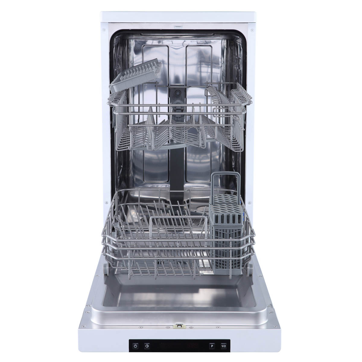 Cooke & Lewis Dishwasher FS45DISHUK Freestanding Slimline White Compact (W)45cm - Image 3