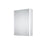 Sensio Bathroom Mirror Cabinet LED Shaver Socket White Wall Mounted Storage - Image 1