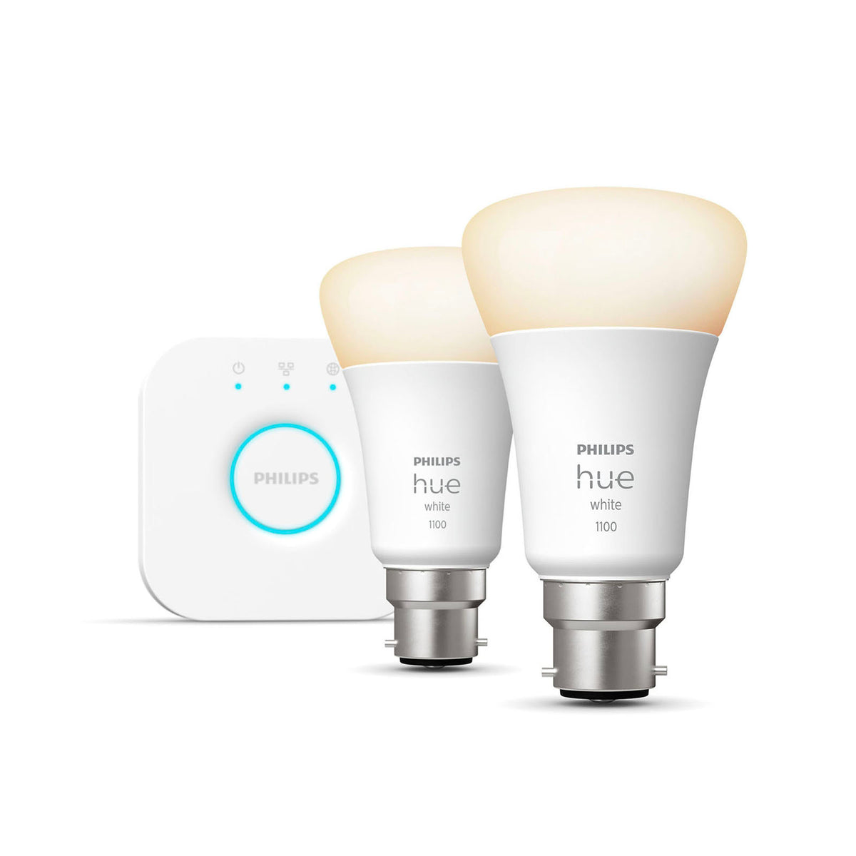 Philips Lighting Starter Kit Non Dimmable Smart B22 LED Cool And warm White A60 - Image 2