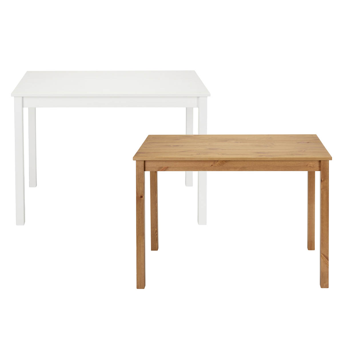 Home Office Desk Solid Wood Brown Rectangular Contemporary (H)750 (W)1100mm - Image 2