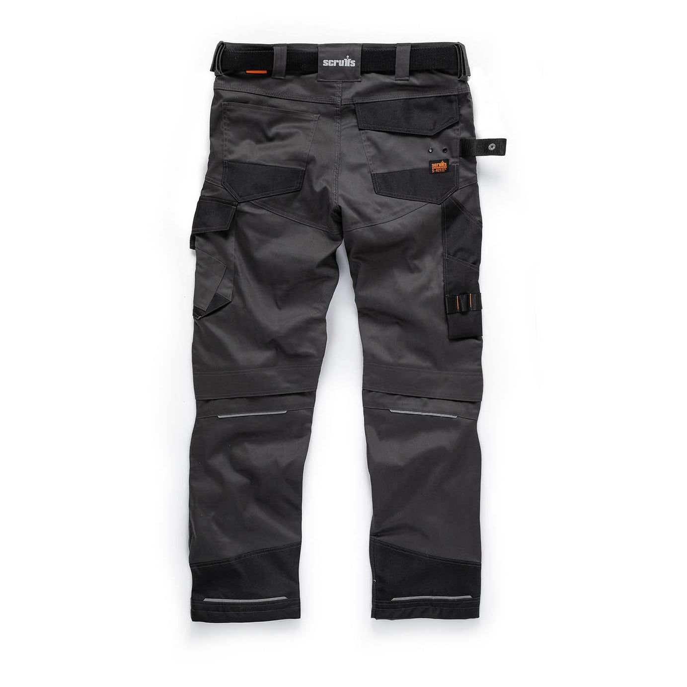 Scruffs Work Trousers Men's Slim Fit Grey Multi Pockets Stretch Cargo W34 L32 - Image 2