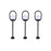 Stake Light LED Matt Black Outdoor Plastic Neutral White 100lm 4.8W Pack Of 3 - Image 4