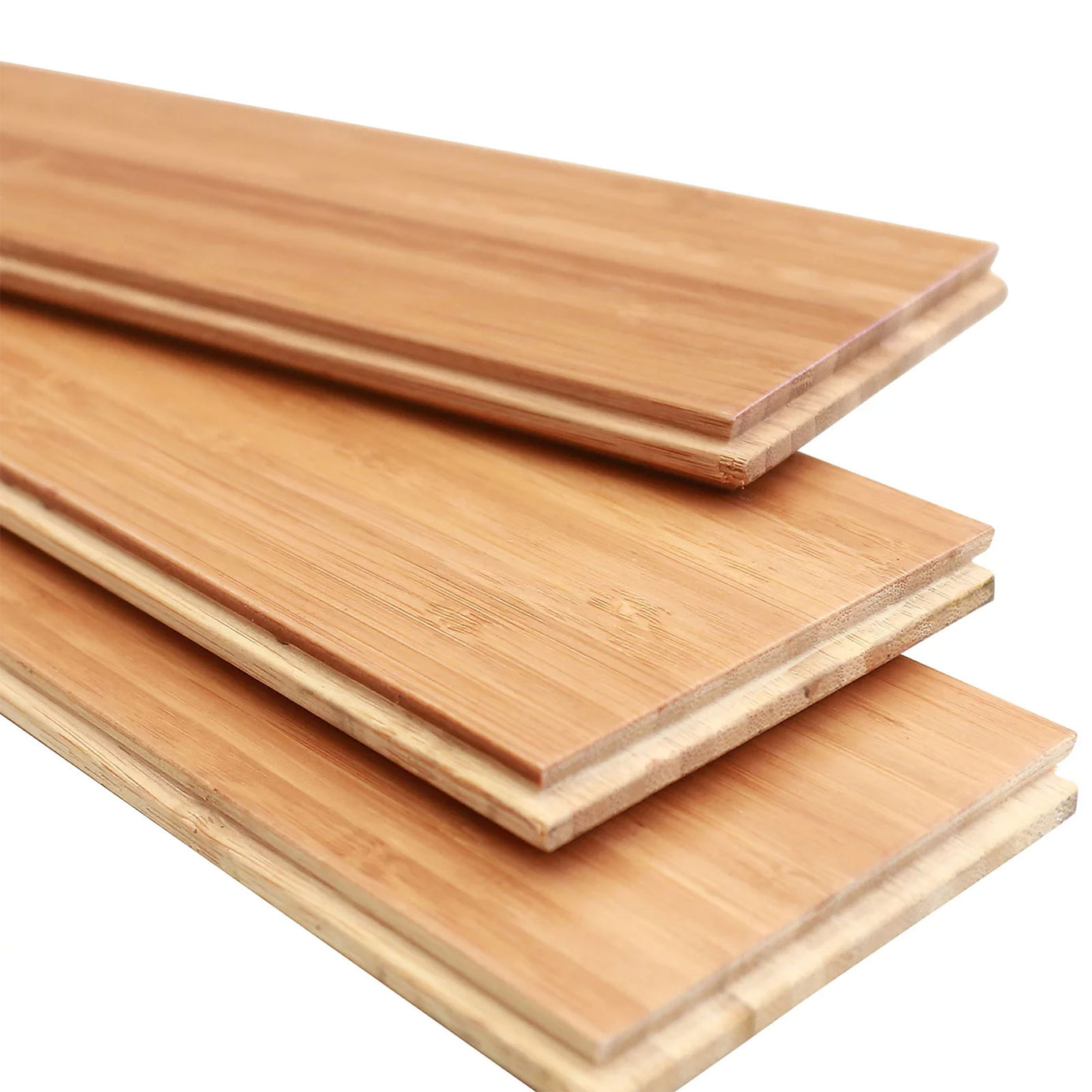 GoodHome Solid Wood Flooring Rayong Blonde Bamboo 2.21m² Wood Effect - Image 1
