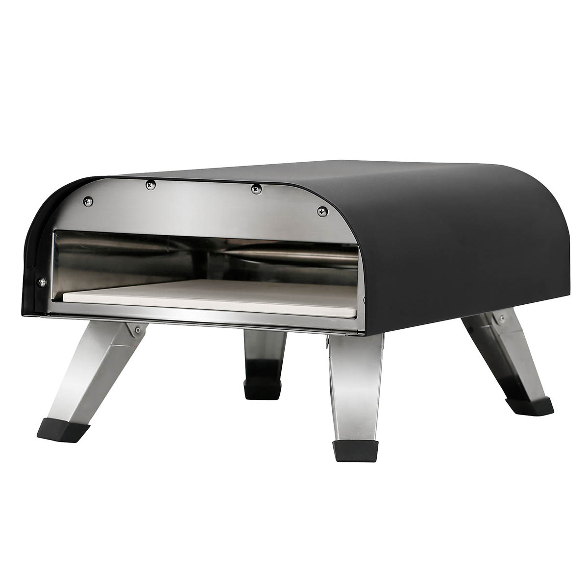 Gas Pizza Oven Outdoor Portable Freestanding Compact Steel Garden Modern - Image 1