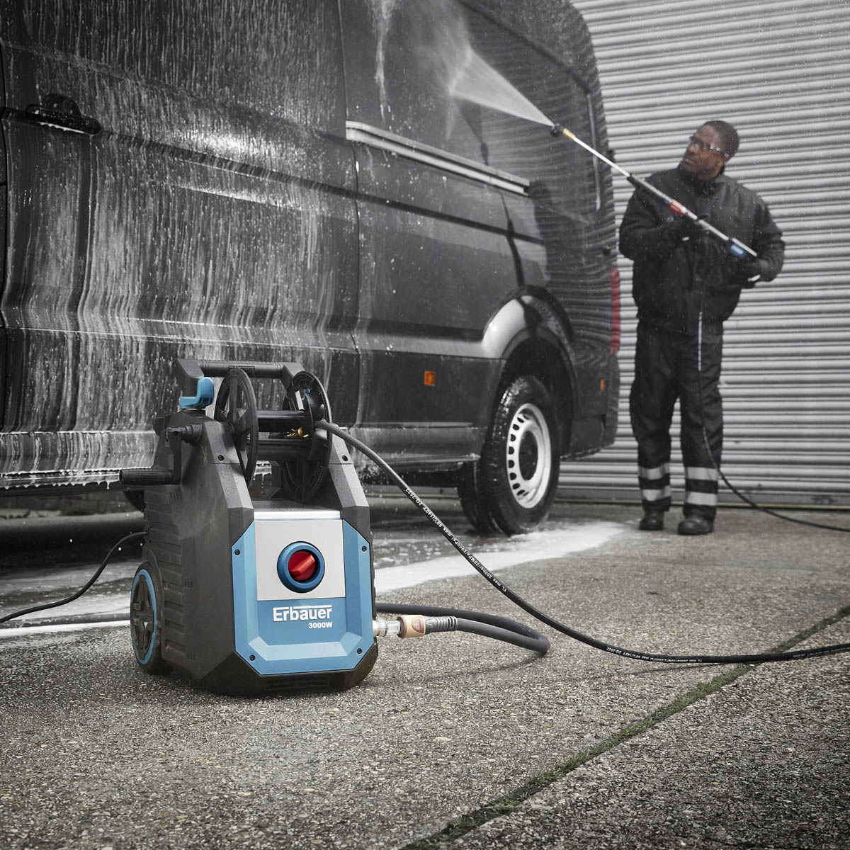 Erbauer Pressure Washer Electric 3kW EBPW3000 Garden Patio Car Jet Wash Compact - Image 6