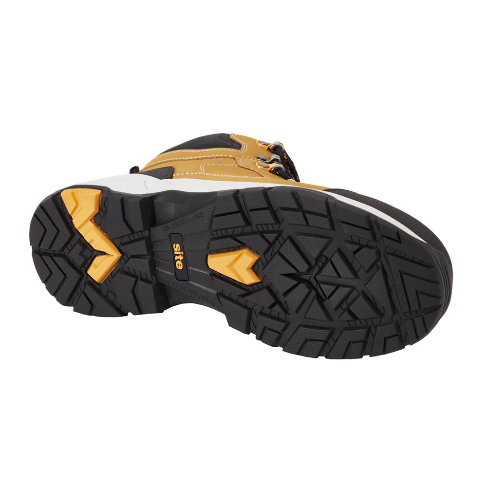 Site Safety Boots Mens Regular Fit Waterproof Steel Toe Cap Work Shoes Size 8 - Image 3