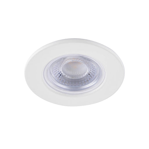 LED Downlights Cool White Compact Dimmable Fire Rated Round 6W IP65 Pack of 10 - Image 1