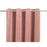 Eyelet Curtain Pink Plain Ready Made Ring Top Velvet Effect Living Bedroom Pair - Image 4