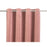 Valgreta Pink Velvet Lined Eyelet Curtain (W)228cm (L)228cm Pair - Image 3