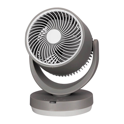 Desk Fan Portable Mini Compact Grey 8" 35W Remote Controlled Oscillating - Image 1