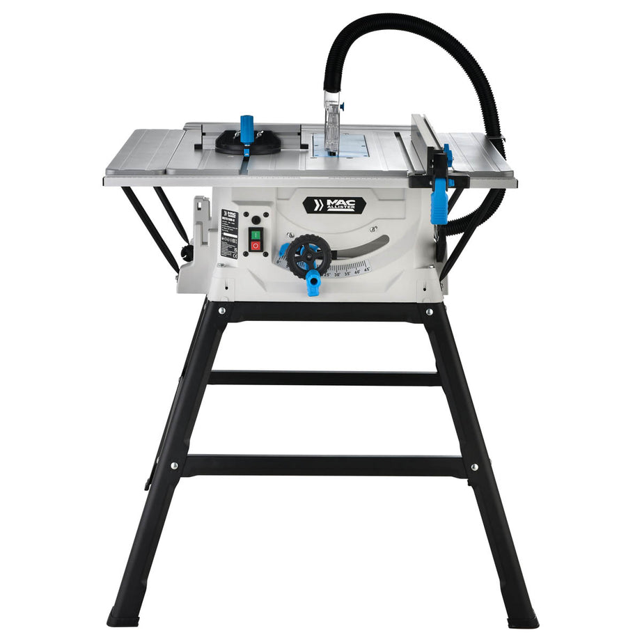 Mac Allister Table Saw Electric MSTS1500-B 254mm Adjustable Fence Steel 1500W - Image 2
