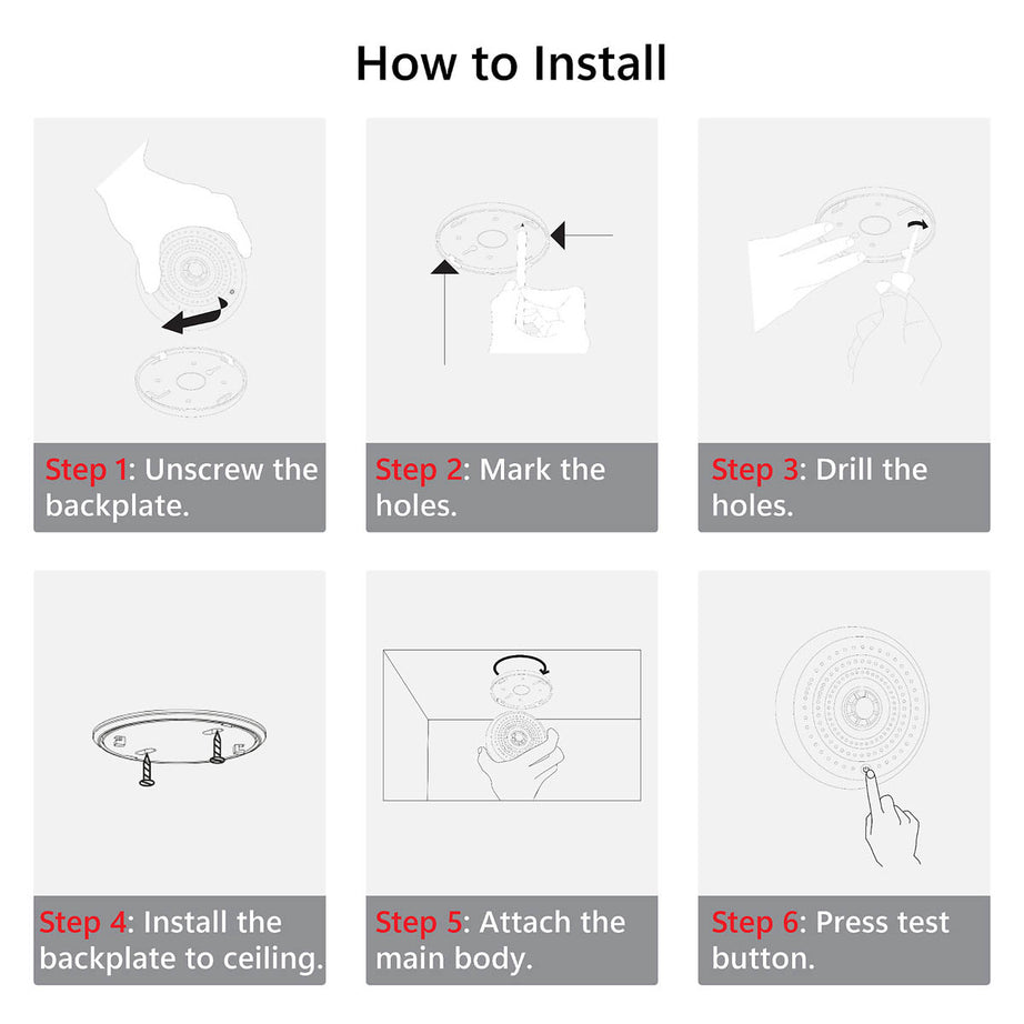 SAFE-TECH Interlinked Heat Alarm Wireless AJ-718i Lithium Battery White - Image 4