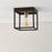 York Box Matt Steel Bronze effect Ceiling light - Image 2