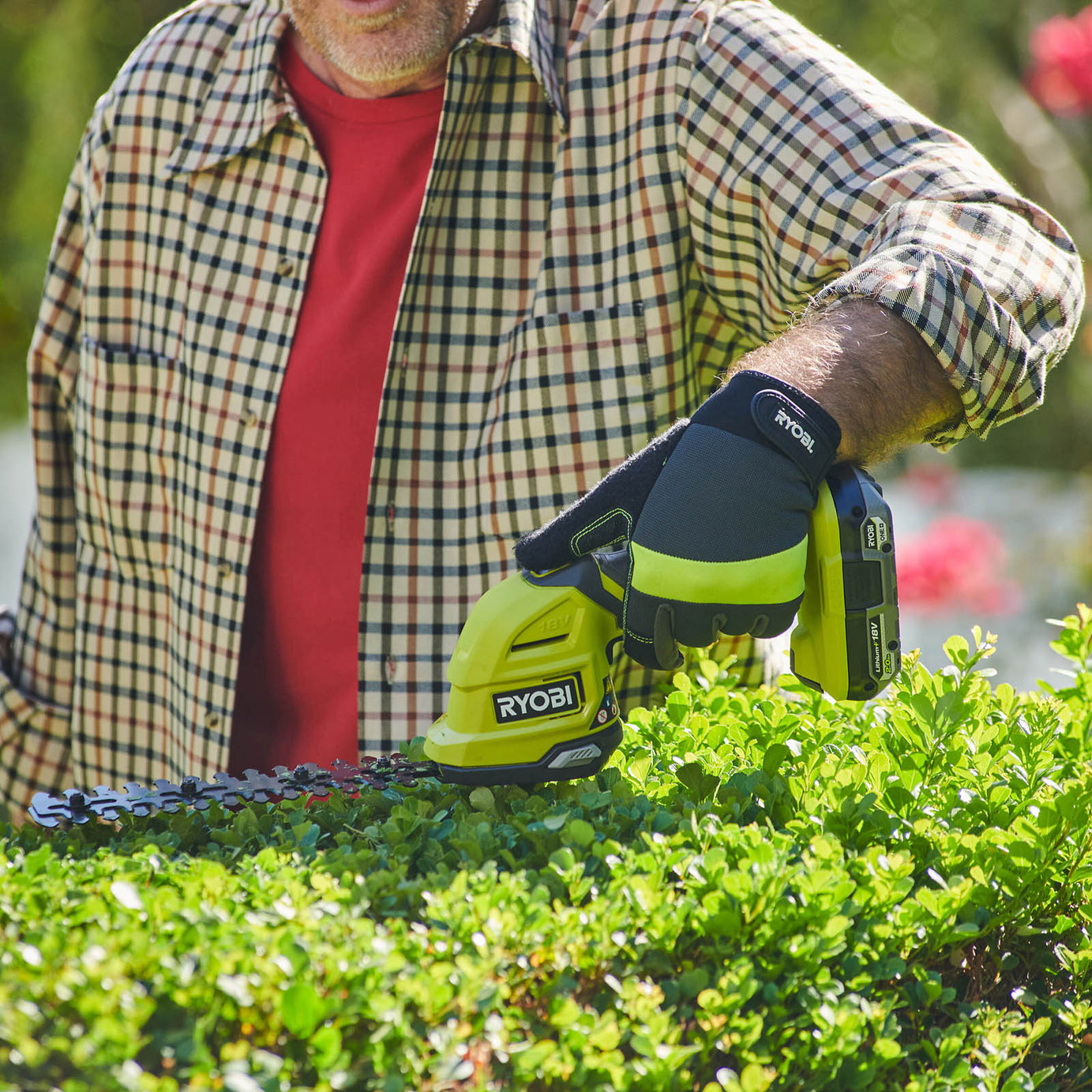 Ryobi Shrub And Grass Shear 2IN1 Cordless 18V RY18GSA-0 120mm Compact Body Only - Image 6