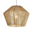 Ceiling Light Lamp Shade Pendant Natural String Rattan Diamond Shape (D)30cm - Image 2