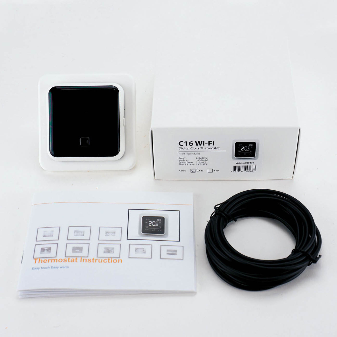 Klima Smart Thermostat 825850 White Digital Touch Control Programmable - Image 7