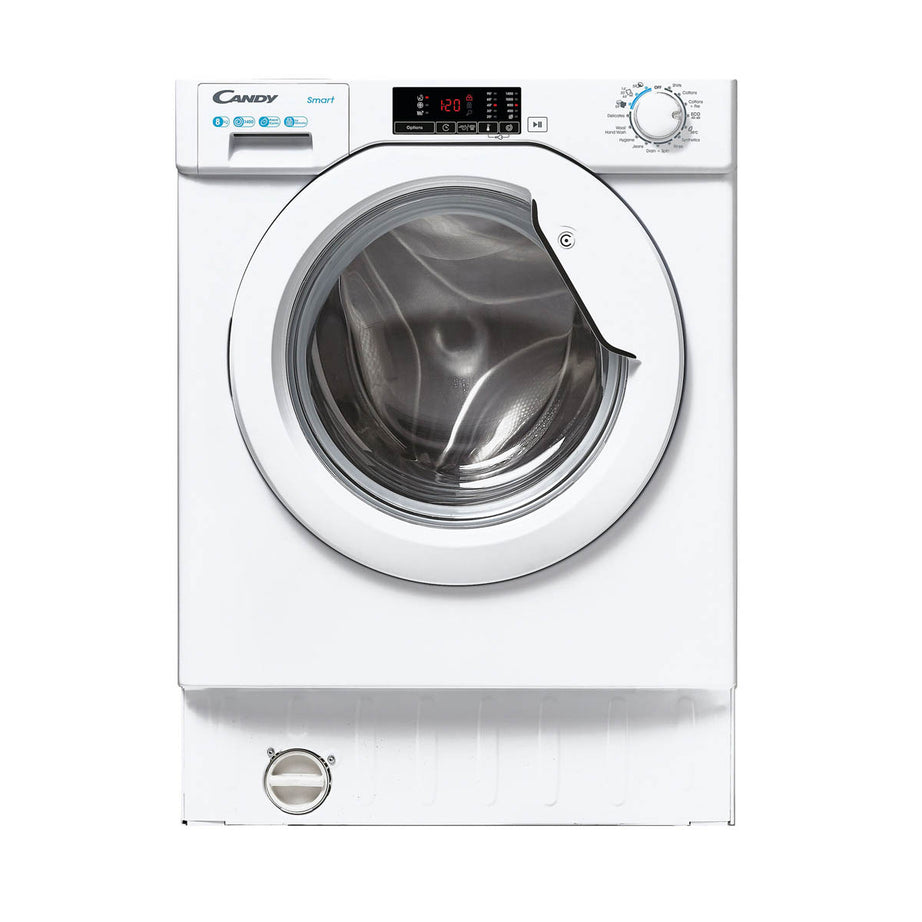 Candy Integrated Washing Machine 8Kg CBW48D1W4-80 White Built In 1400rpm - Image 1
