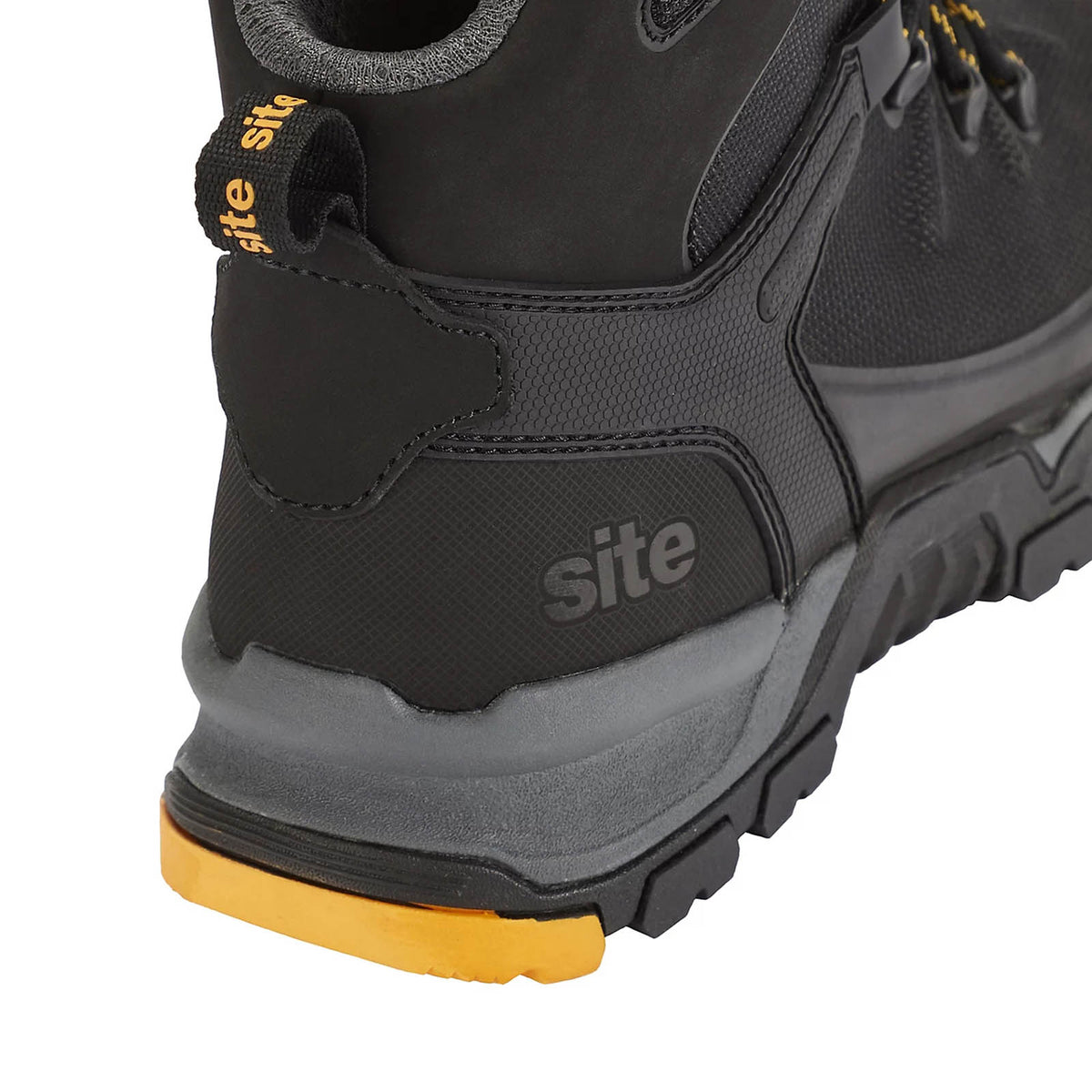 Site Densham Safety Boots Black Steel Toe Work Footwear Shoes Size 10 - Image 3