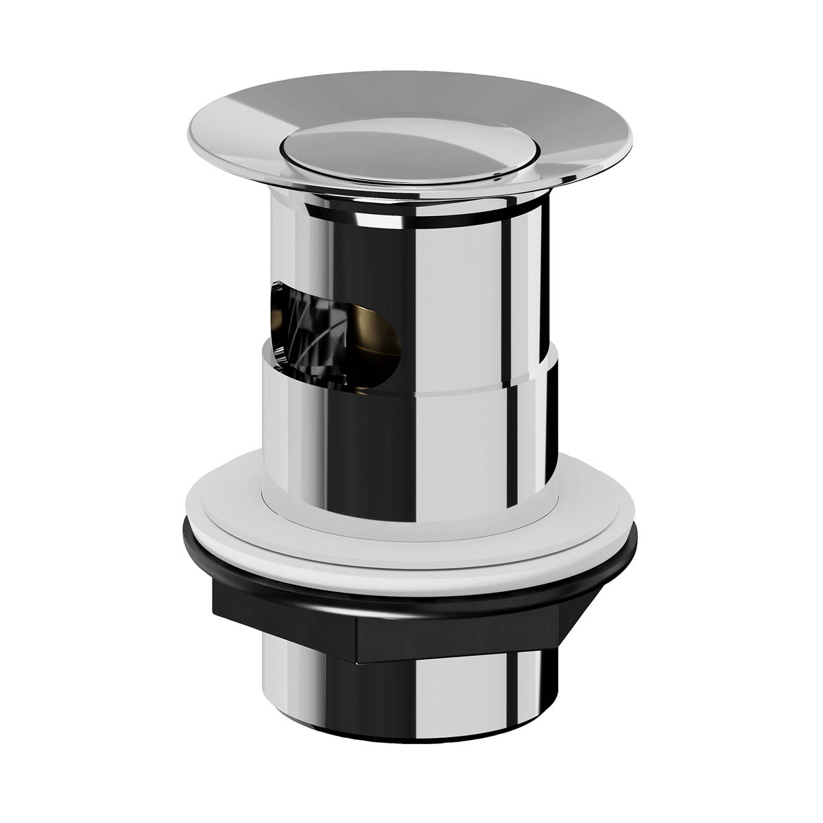 Etel Basin Mixer Tap Bathroom Chrome Effect Water Saving Traditional Round - Image 6