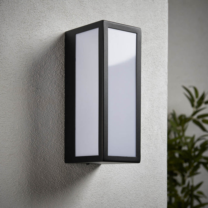 Longham Fixed Matt Black Mains-powered (wired) Outdoor Wall light - Image 3