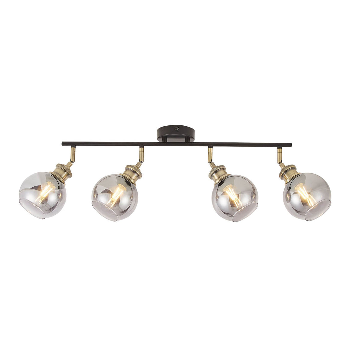 Ceiling Spotlight Muti Arm Kitchen Dining Room Industrial Round Glass Shades - Image 3