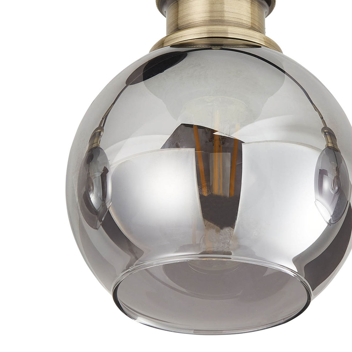 Ceiling Spotlight Muti Arm Kitchen Dining Room Industrial Round Glass Shades - Image 4
