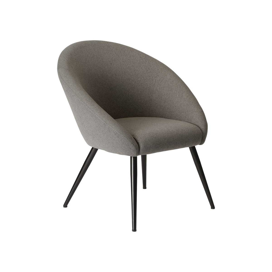 Relaxer Chair Armchair Dark Grey Linen Effect Livingroom (H)845(W)730(D)665mm - Image 3