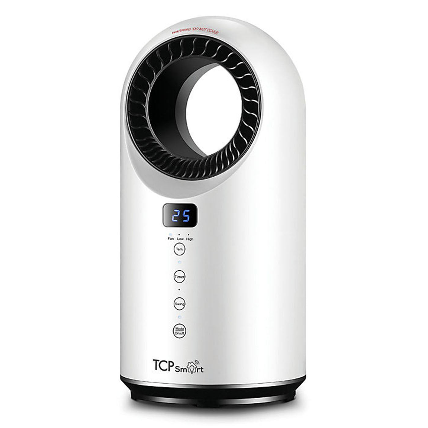 TCP Fan Heater Cooler Smart LED White Freestanding Plastic IPX0 1500 W - Image 1