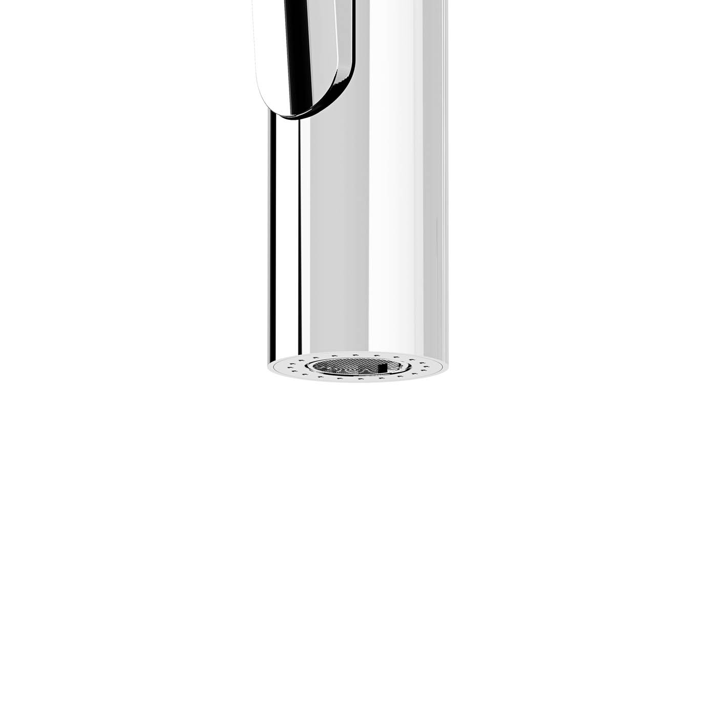 Kitchen Tap Mixer Chrome Single Lever Spring Neck Swivel Spout Modern Faucet - Image 3