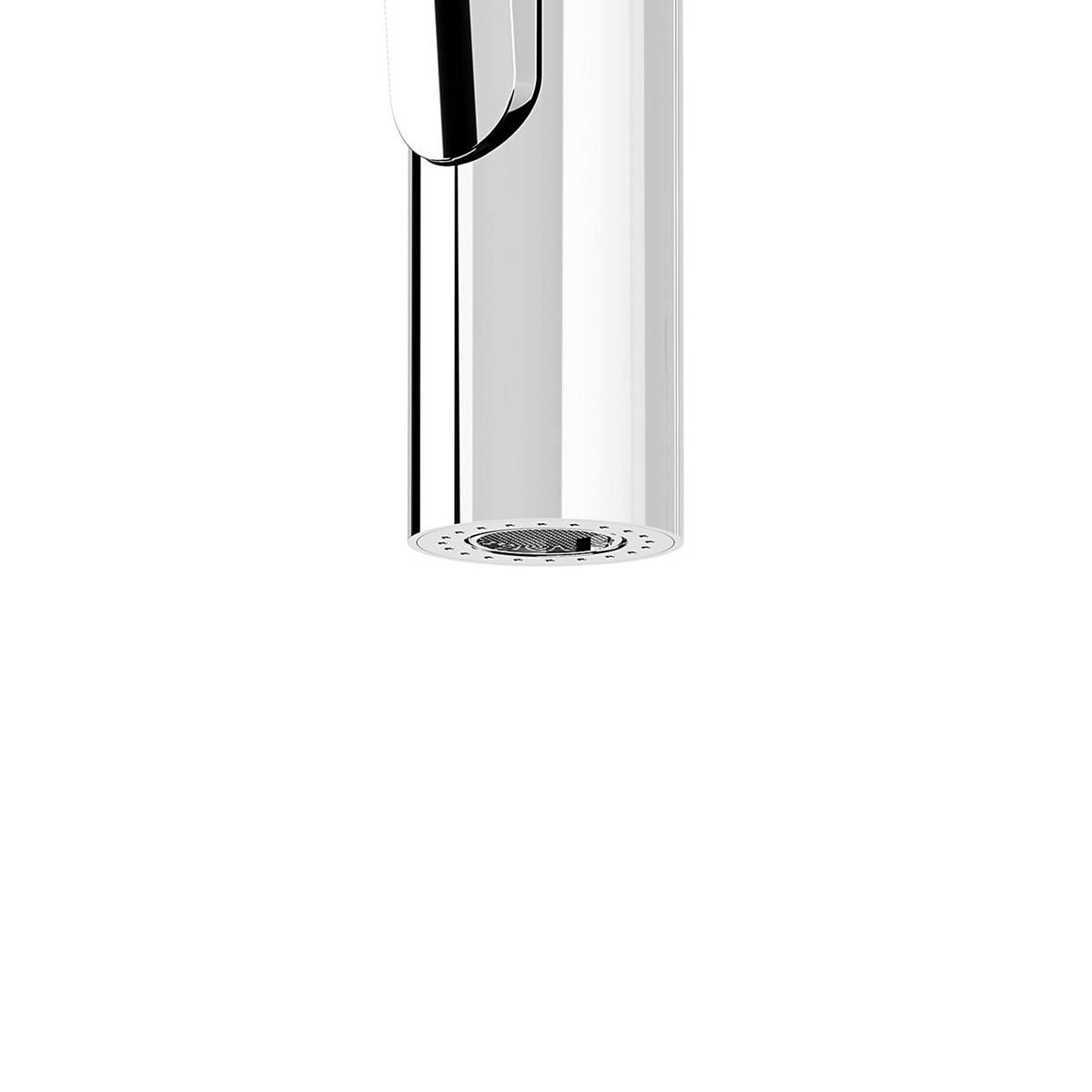 Kitchen Tap Mixer Black Chrome Single Lever Spring Neck Swivel Spout Faucet - Image 7