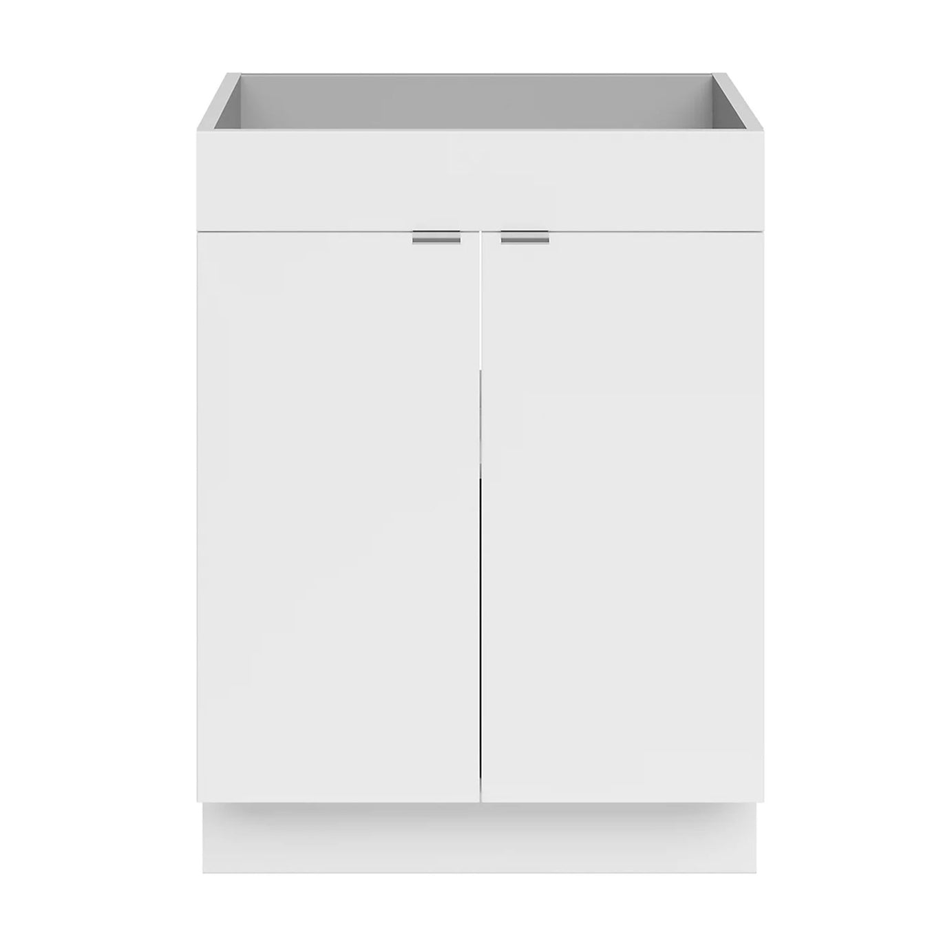 GoodHome Imandra Double Bathroom Mirror Cabinet Gloss White 820 x 600mm - Image 2