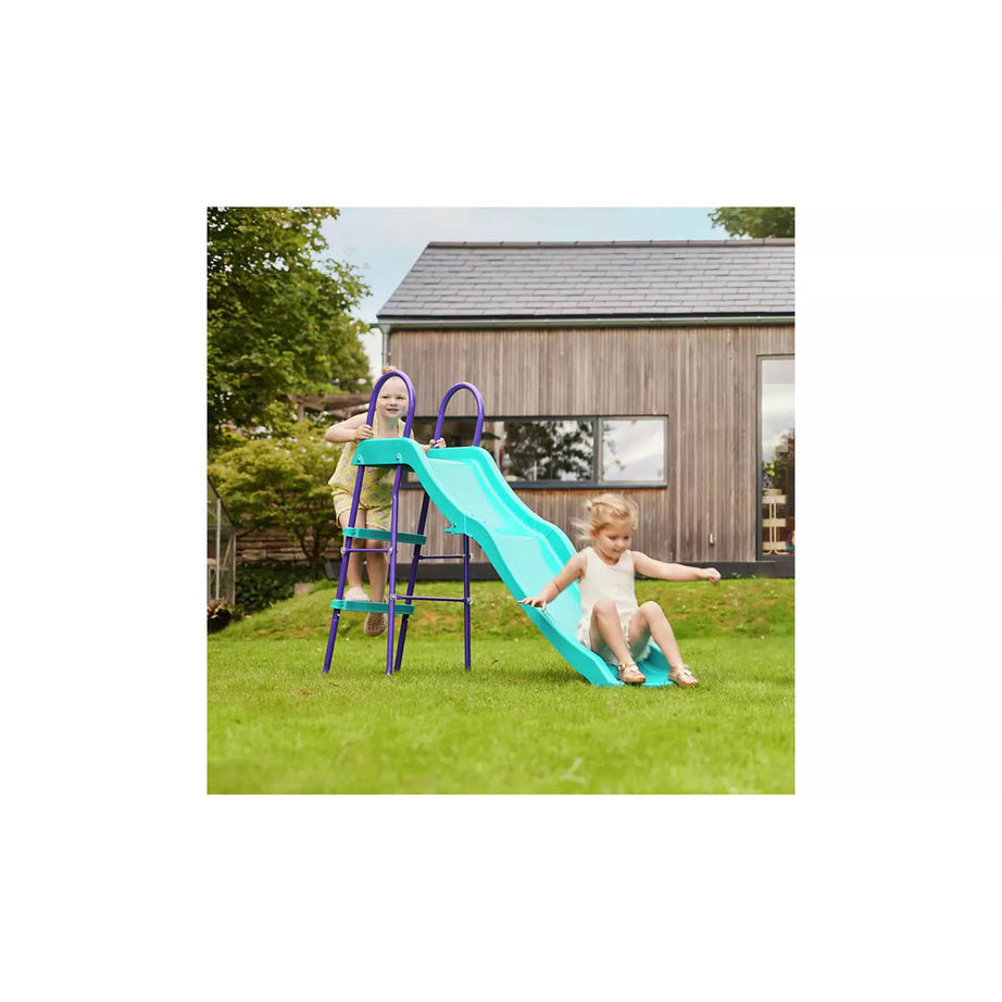 Plum Kids Garden Slide Freestanding Durable Stable Powder Coated Steel 6ft 3+ - Image 5