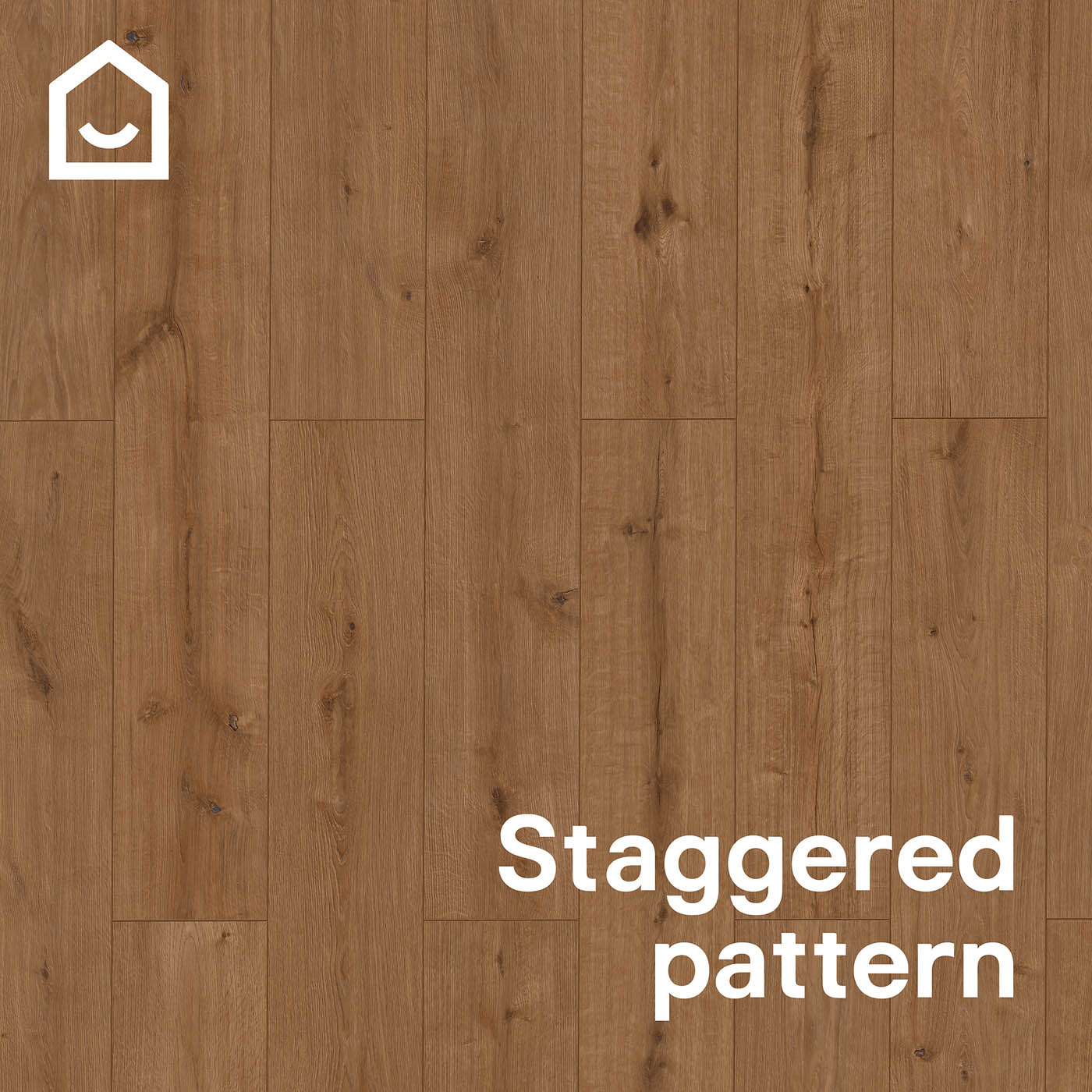 GoodHome Italo Walnut Oak effect Textured Click vinyl Planks, 2.36m² - Image 5