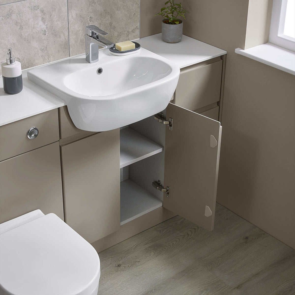 Westport Matt Stone grey End panel (H)720mm - Image 4