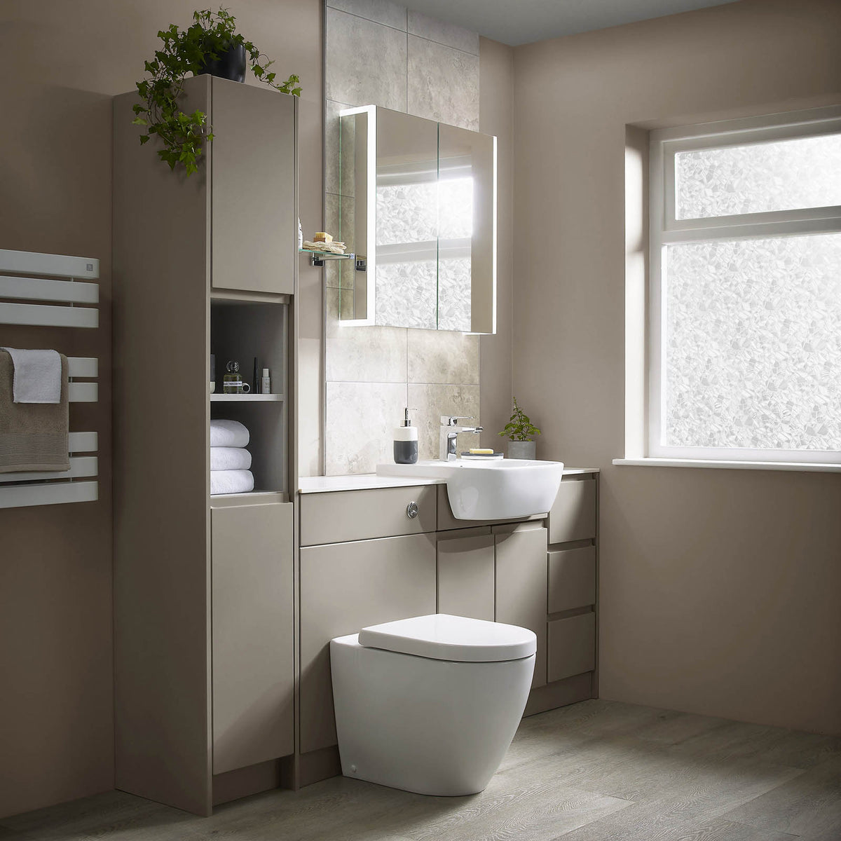 Westport Matt Stone grey End panel (H)900mm - Image 3