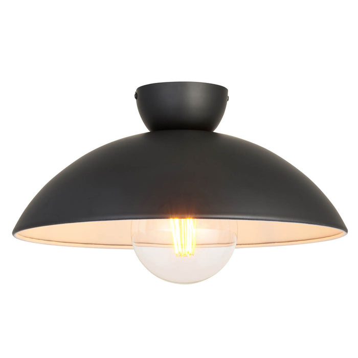 Stacked Matt Steel Black LED Ceiling light - Image 3