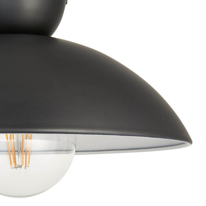 Stacked Matt Steel Black LED Ceiling light - Image 4