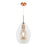 Pendant Ceiling Light LED Satin Copper Effect Adjustable Modern (Dia)250mm - Image 5