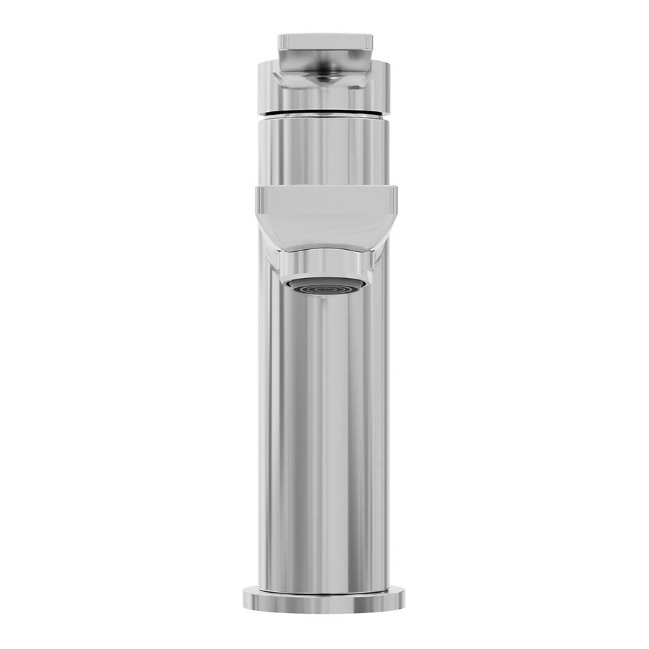 Bathroom Basin Tap Mixer Gloss Chrome Single Lever Ceramic Cartridge Faucet - Image 4