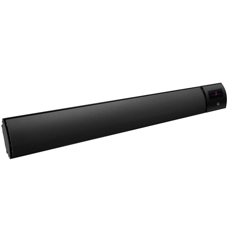 Infared Heater Wall Mounted Black Radiant Timer Remote Control Adjustable Angle - Image 1