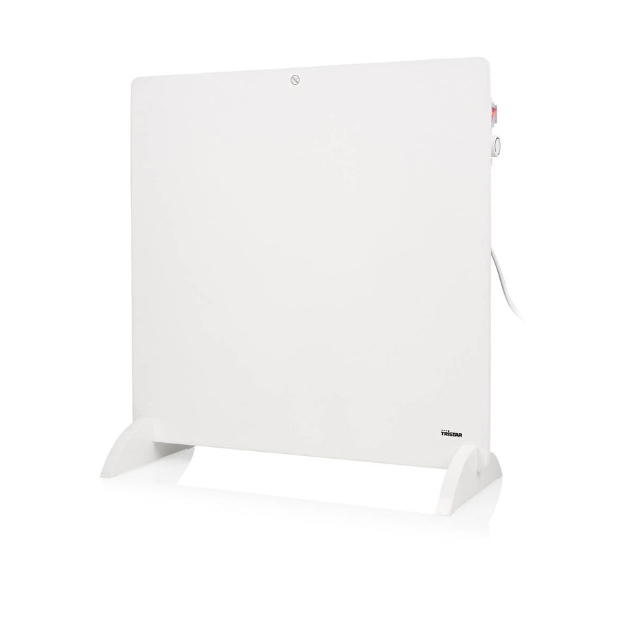 Tristar Panel Heater Infrared White Adjustable Thermostat Portable 425W 60x60cm - Image 1