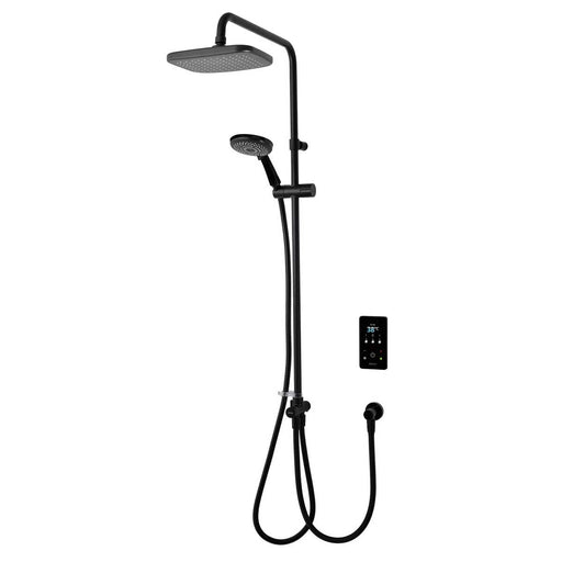 Triton Electric Shower 10.5kW 5 Spray Pattern Stainless Steel Matt Black - Image 1