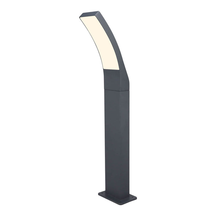 GoodHome Gambell Dark grey Mains-powered (wired) 1 lamp Integrated LED Outdoor Post light (H)600mm - Image 4