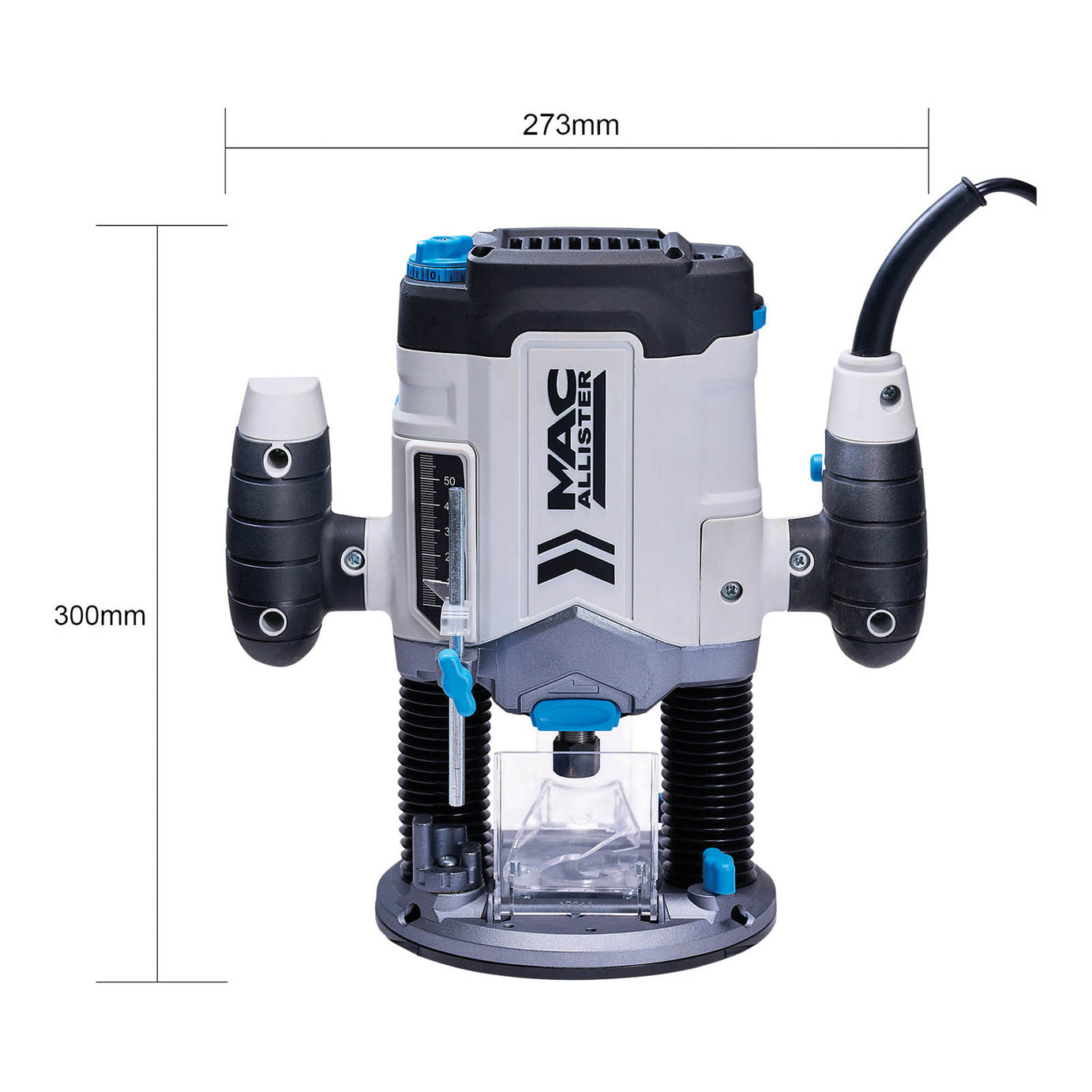 Mac Allister Plunge Router Electric MCB1336ROU Variable Speed Compact 1200W - Image 2