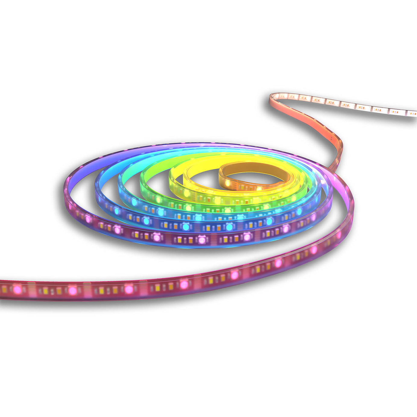 Calex LED Strip Light Solar Powered 3m Multicolour IP44 Outdoor Garden - Image 1