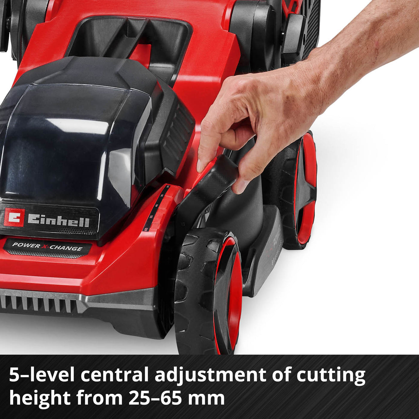 Einhell Cordless Rotary Push Lawnmower & Grass Trimmer Set 1 x 4Ah 18V - Image 7